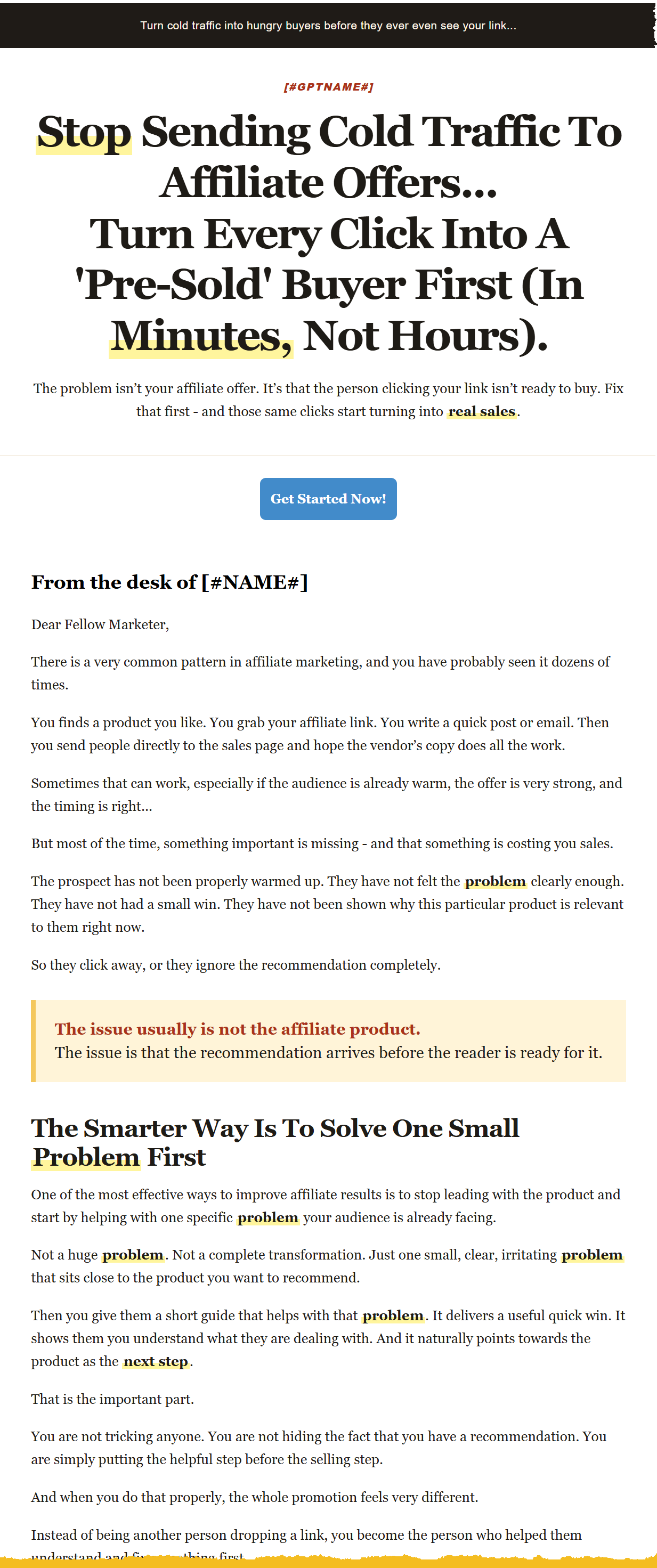 Sales Page Preview