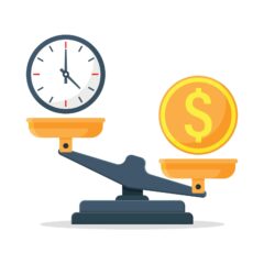 49602802_time-vs-money-on-scales-in-flat-style-weight-balance-vector-illustration-on-isolated-background-equilibrium-comparison-sign-business-concept